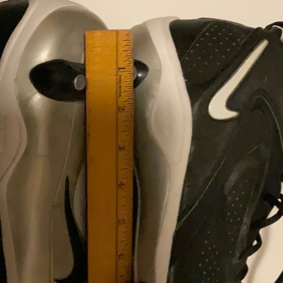 Nike Zoom Air Dri Fit Men’s Black and White Football Cleats Size 11.5 - Picture 13 of 14